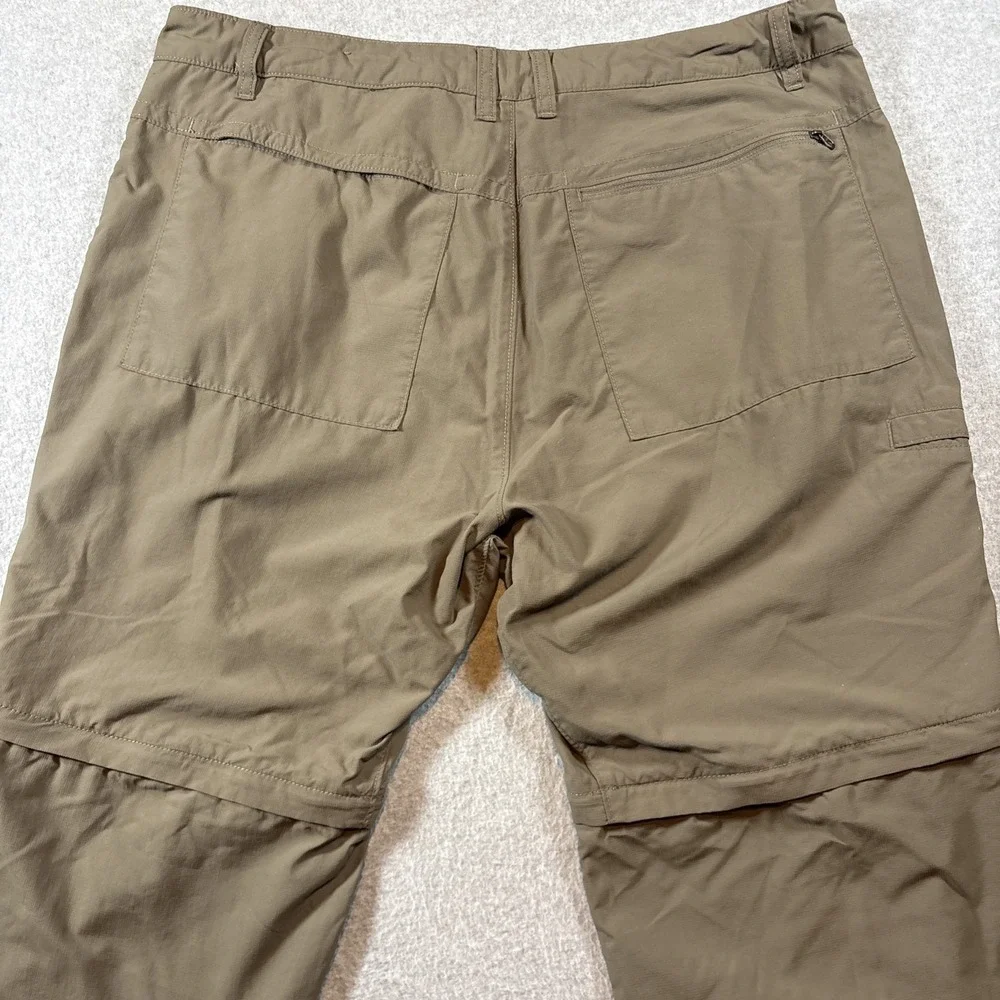 The North Face Pants Mens 38 (38x30)Brown Convertible Zip Off Hiking Outdoors